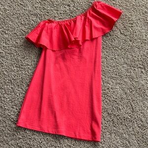 Off-Shoulder Pink Dress